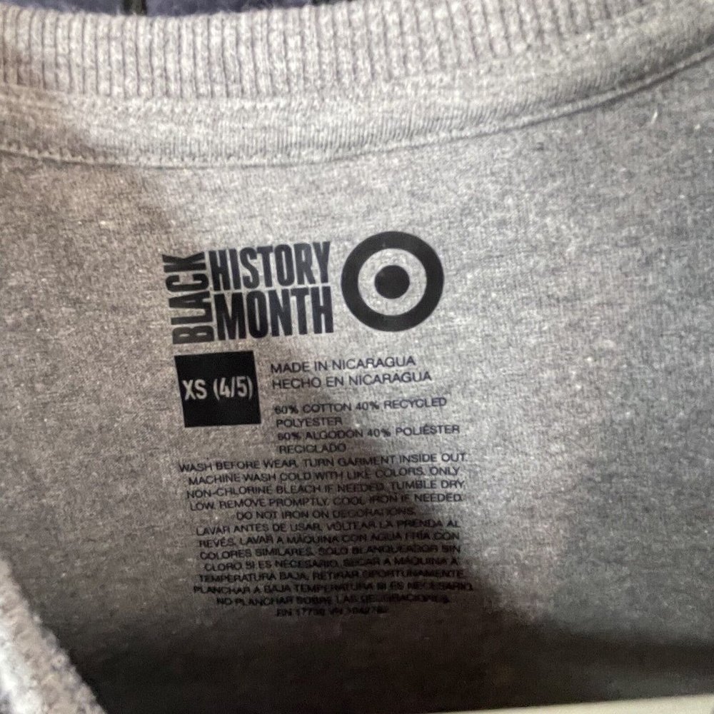 Black History Month X-Small 4/5 Juneteenth MLK Day Civil Rights Short Sleeve Top - Picture 5 of 6